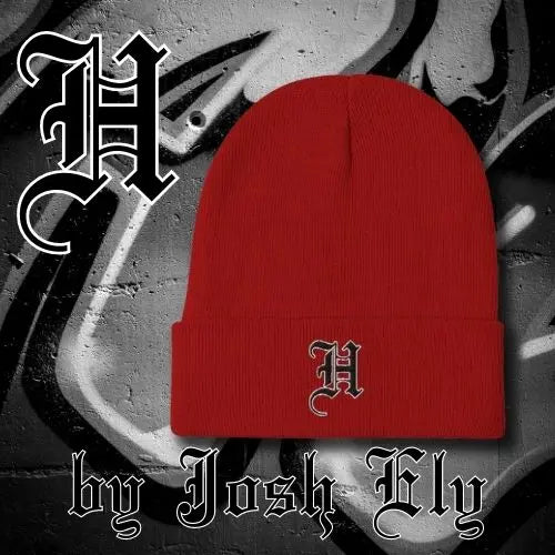 Hardcore Embroidered Beanie Hardcore by Josh Ely