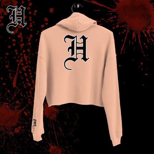 Hardcore Crop Hoodie- Hardcore Clothing-